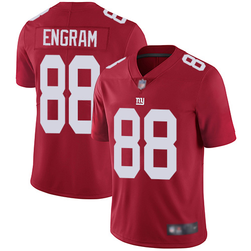 Men New York Giants 88 Evan Engram Red Limited Red Inverted Legend Football NFL Jersey